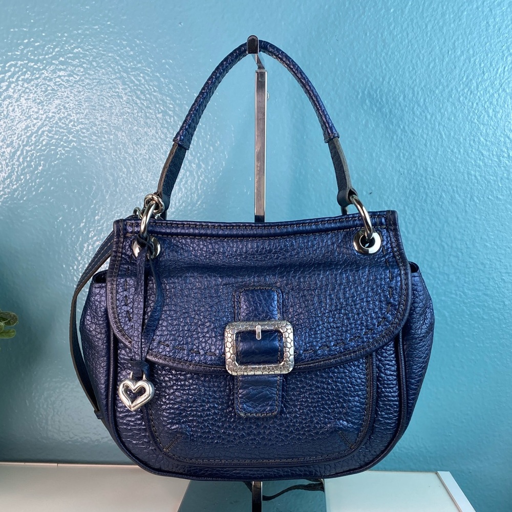 Brighton Barbados Navy Blue Metallic Purse